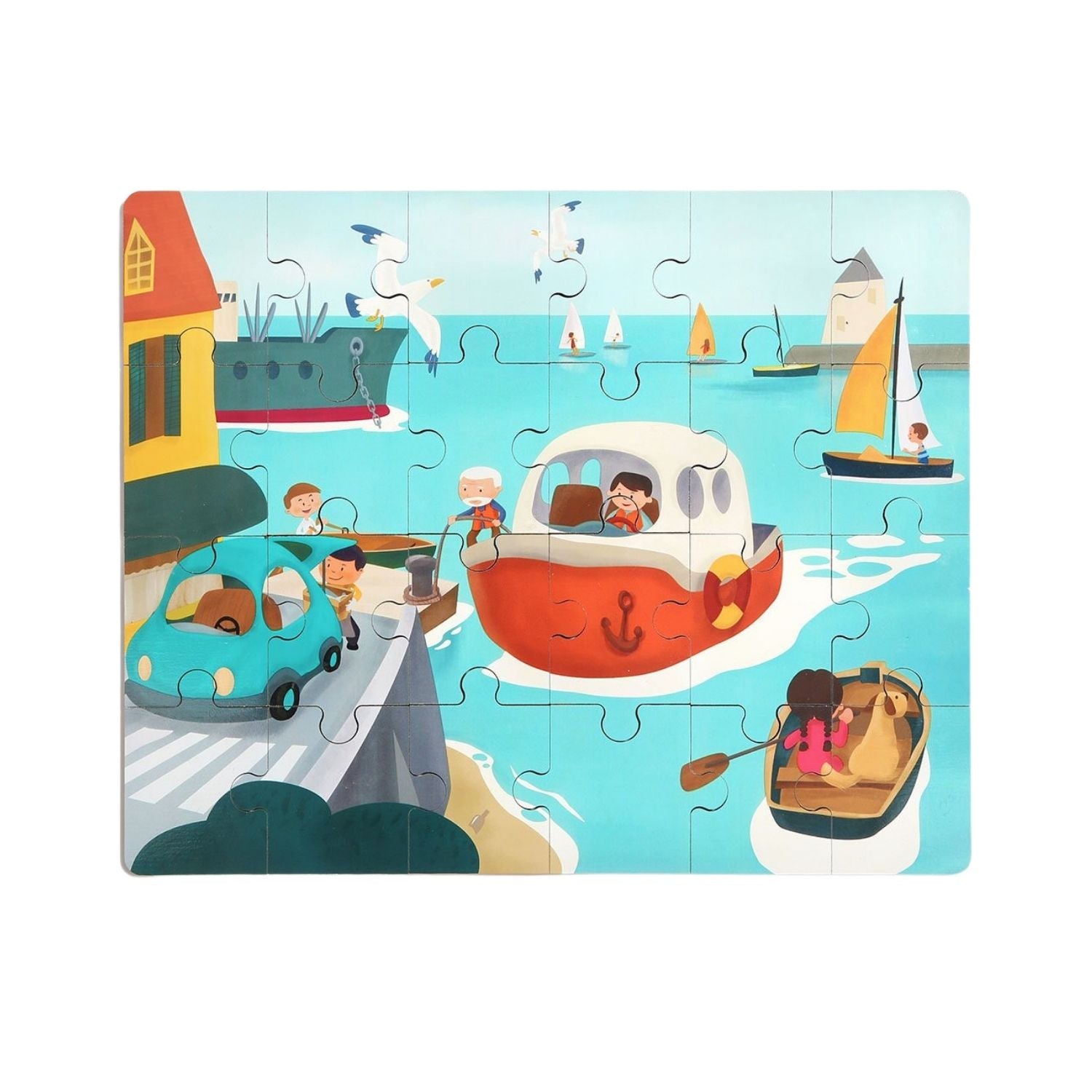 TopBright Wooden Puzzles In Steamship