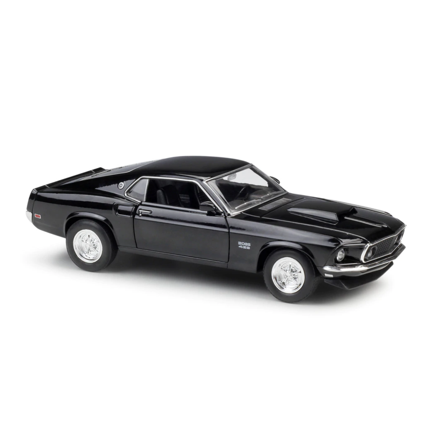 Welly Ford Mustang Boss 429 Black 1969 1:24 Scale Diecast Car