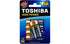 Toshiba AA High Power Alkaline Batteries (6)