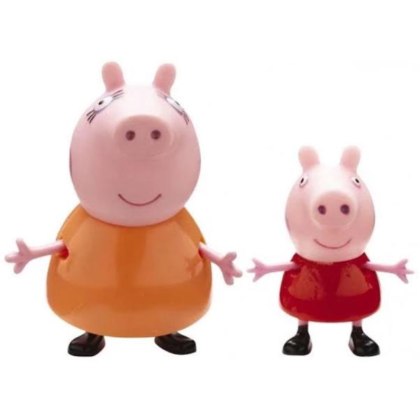 Peppa Pig 2 Pack Figures - Peppa Mamma & Peppa Pig