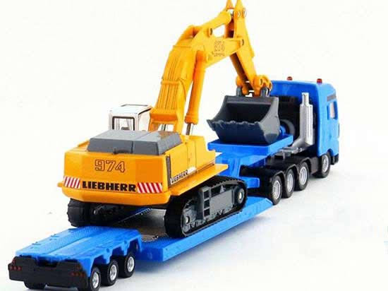 Siku MAN Truck and Trailer with Liebherr Excavator 1:87