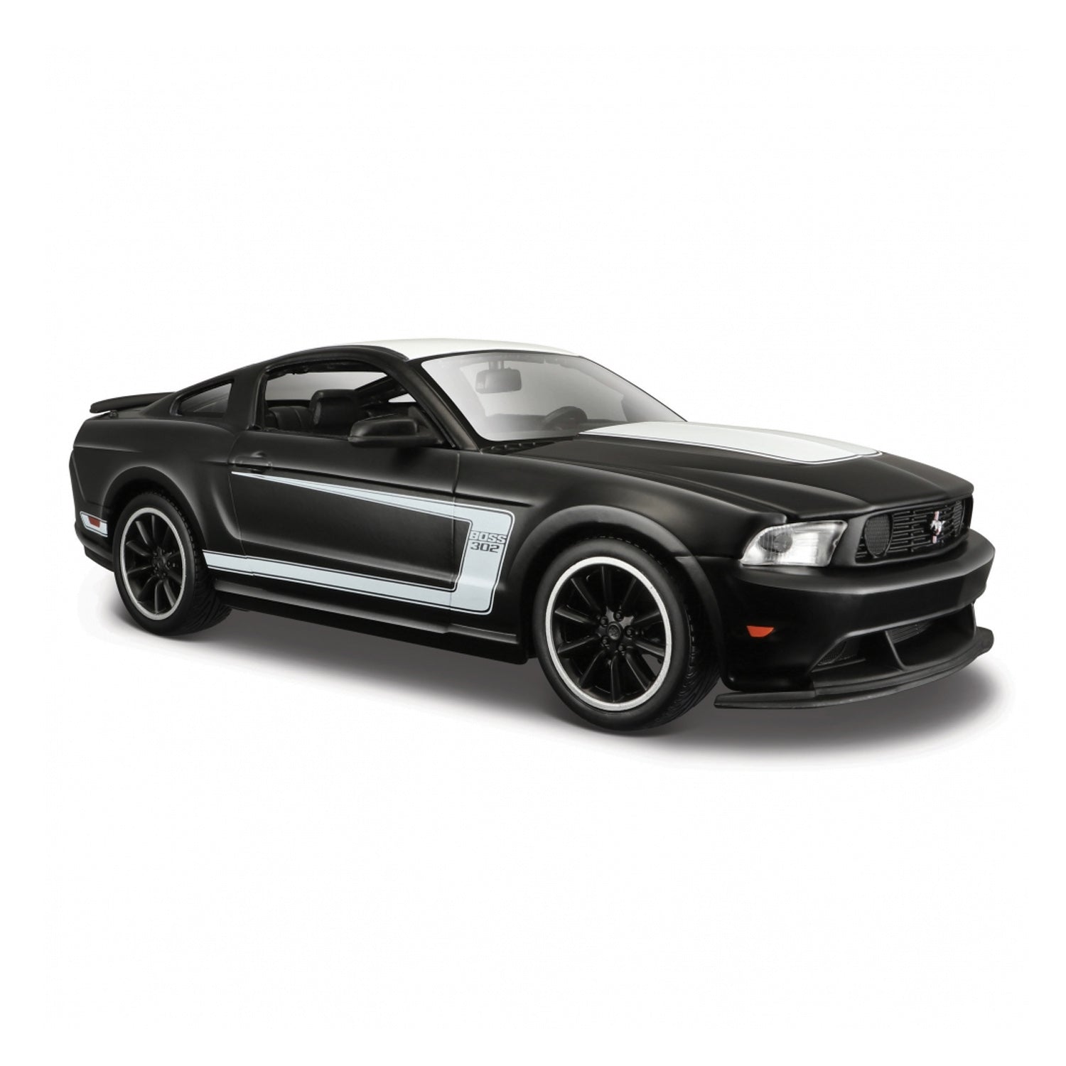 Maisto 1:24 Ford Mustang Boss 302 - Black & White